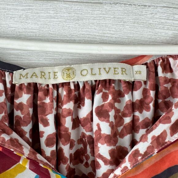 Marie Oliver Multicolor Tassel Lightweight Relaxed Top XS - Picture 5 of 6